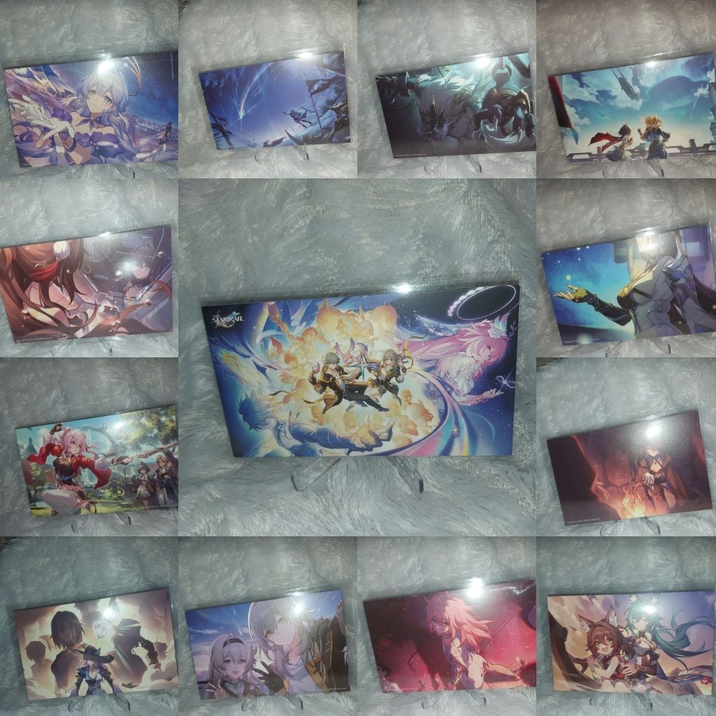 Honkai Star Rail HSR Official Postcard