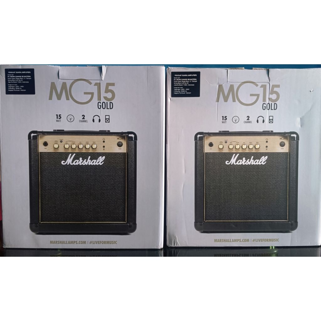 Amplifier Marshall MG15 Gold