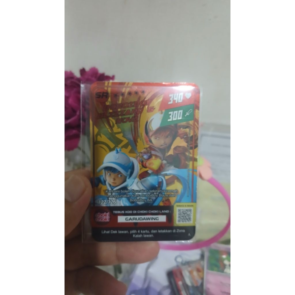 Monsta Galaxy Card x Choki Choki | SR Boboiboy Blizzard & Boboiboy Nova