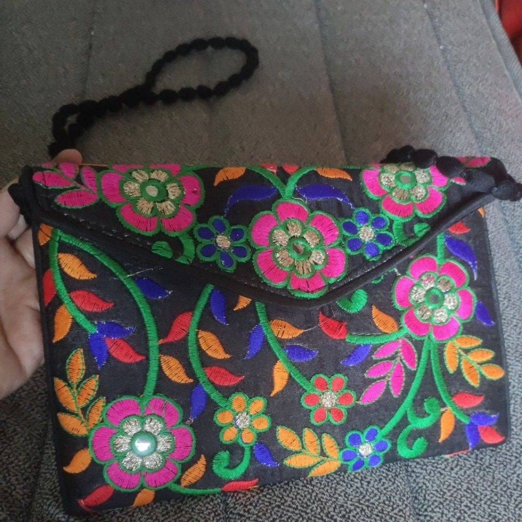 tas selempang khas india 23 x 16