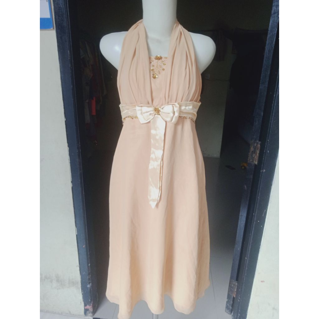 PL premium Dress Pesta Gold