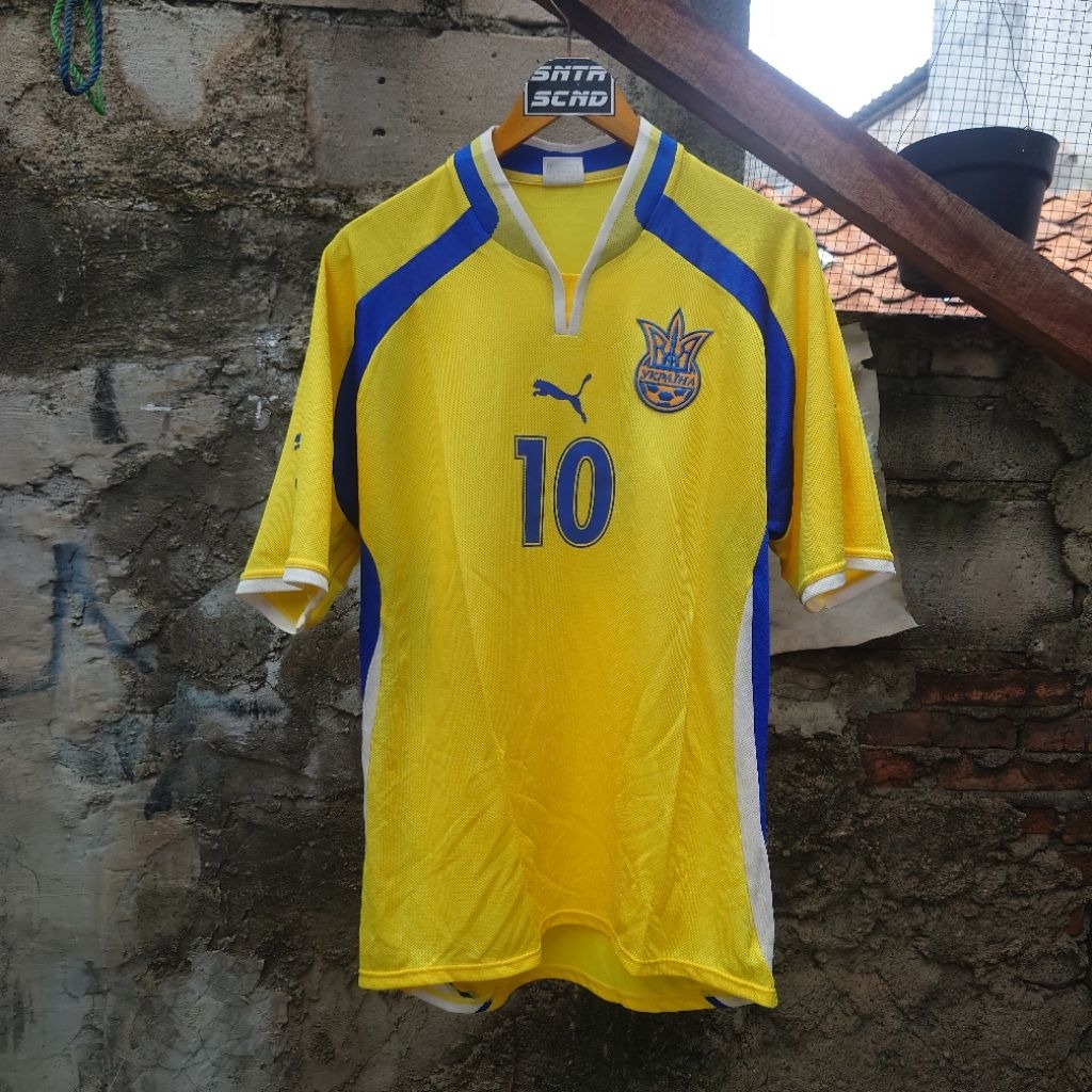 Jersey Ukraina Home 2000 Original Template by Puma