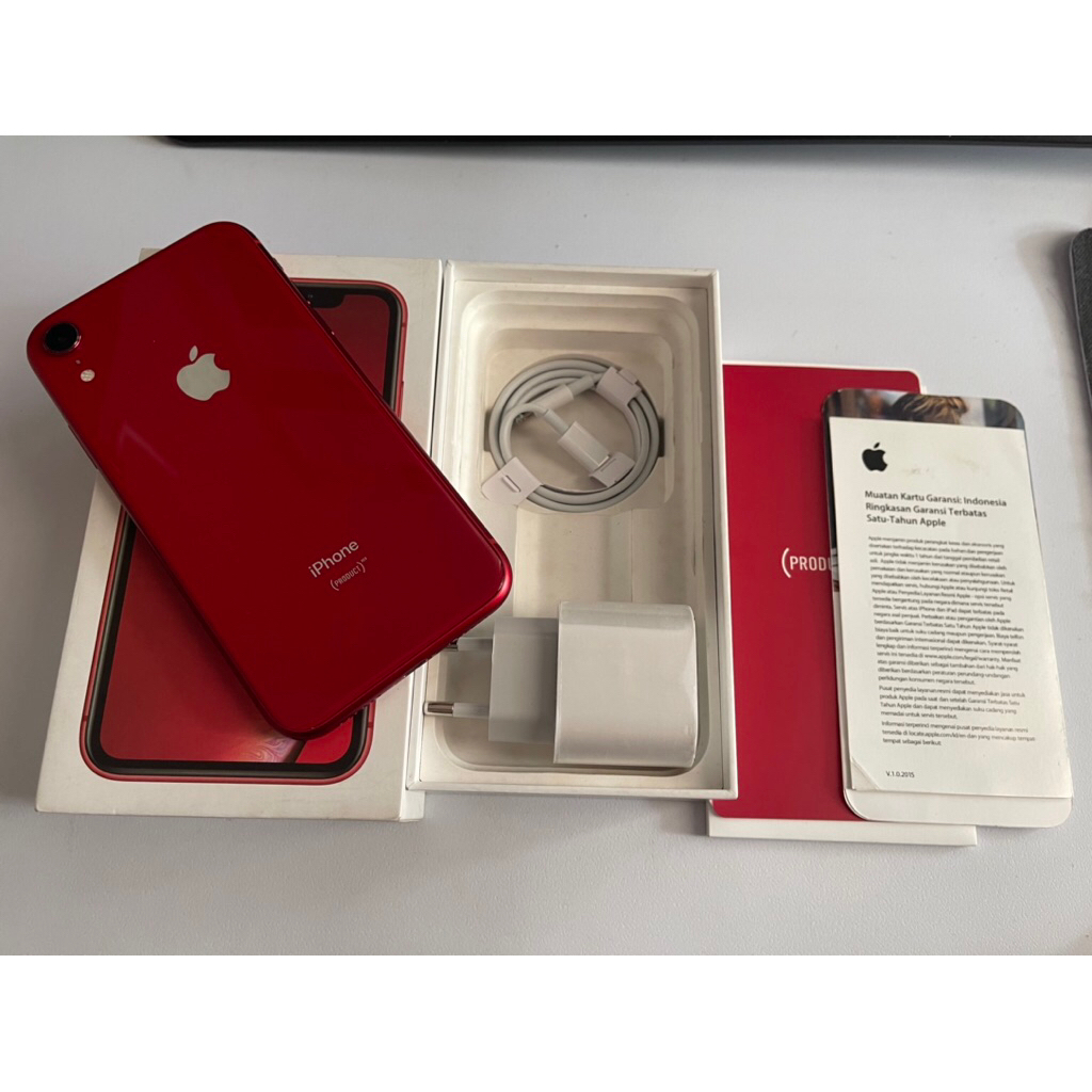 iphone XR 128GB resmi ibox second fullset ori