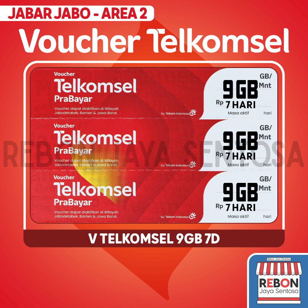 V Telkomsel 9Gb 7D