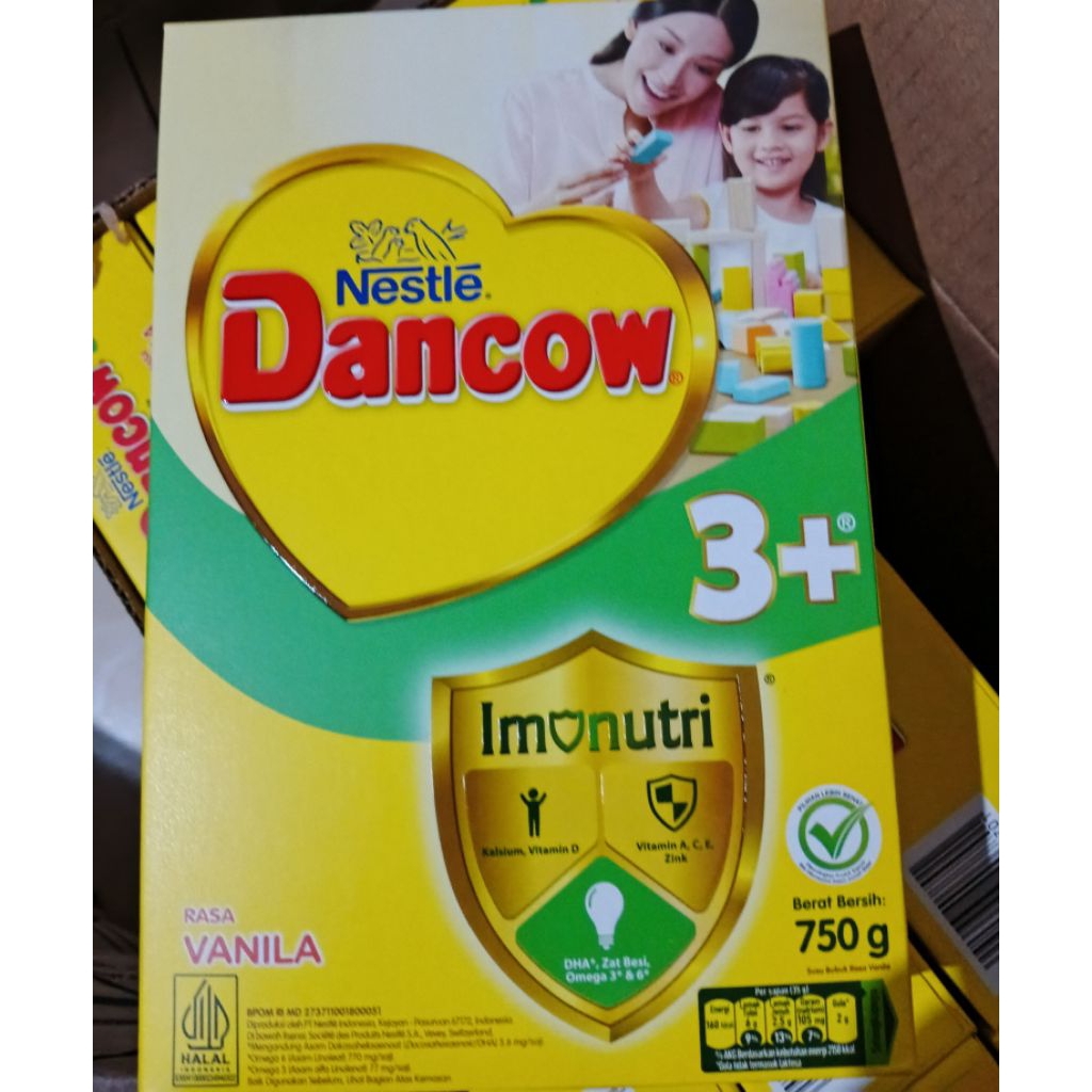 DANCOW Vanila 750g - Susu Pertumbuhan untuk Anak 3-5 Tahun