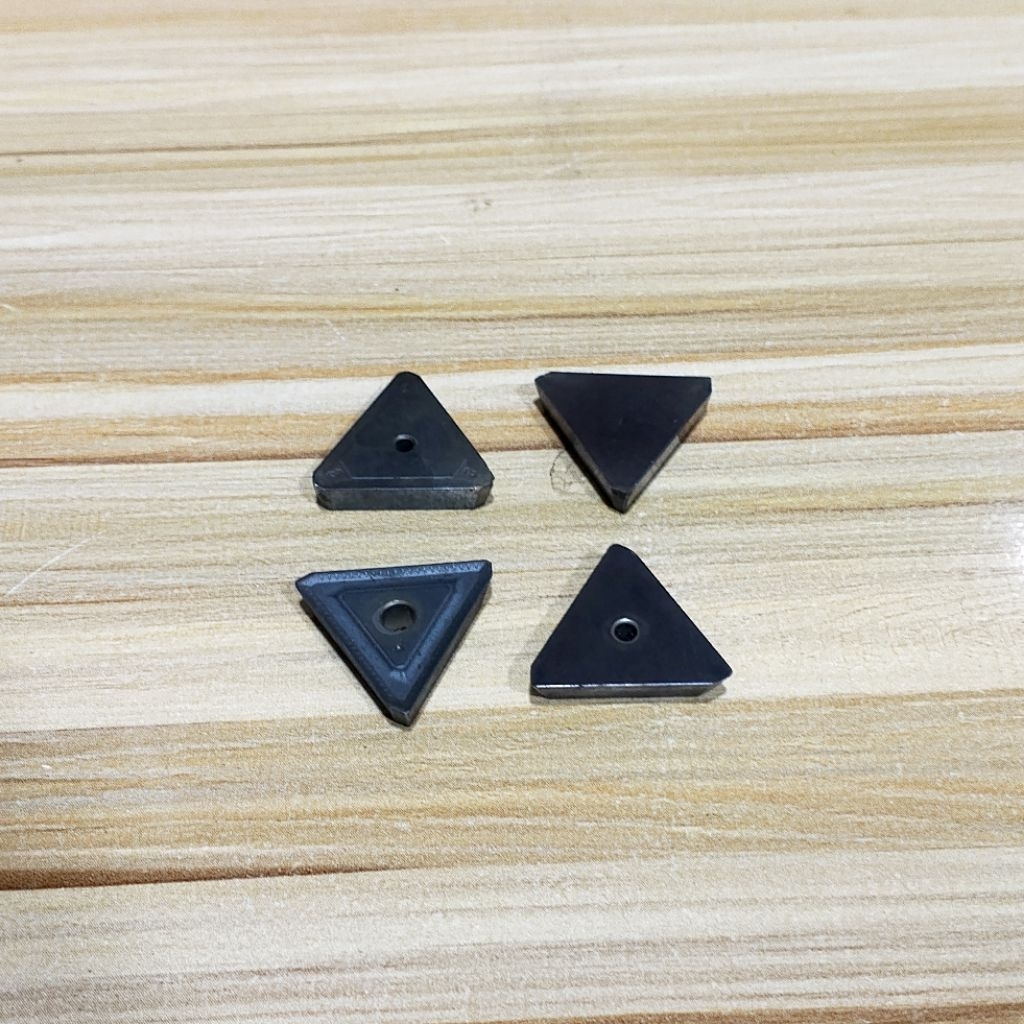 Insert TPKN22 carbide mata pahat bubut segitiga TPKN 22 bisa untuk dilas seken