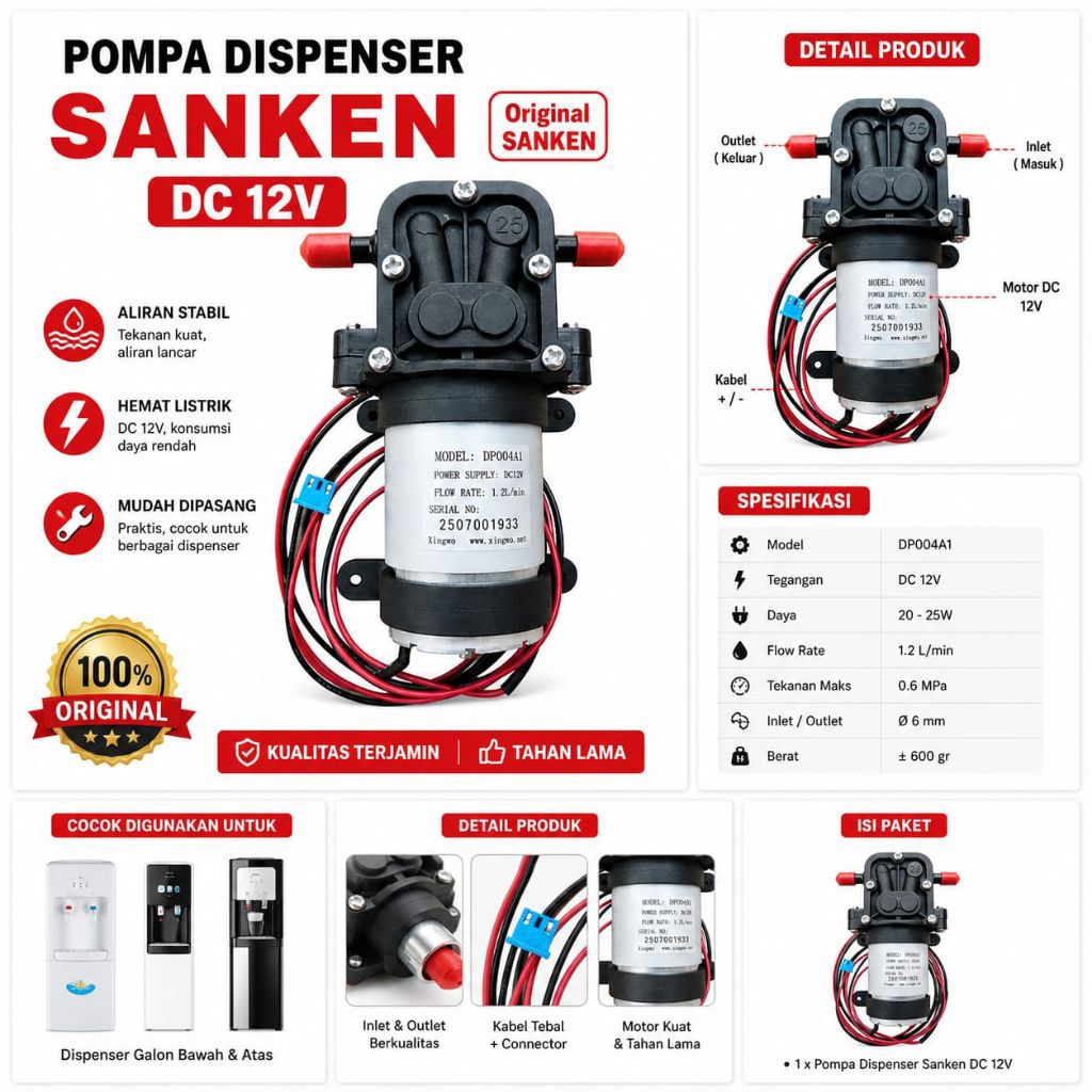 POMPA DISPENSER ORIGINAL SANKEN