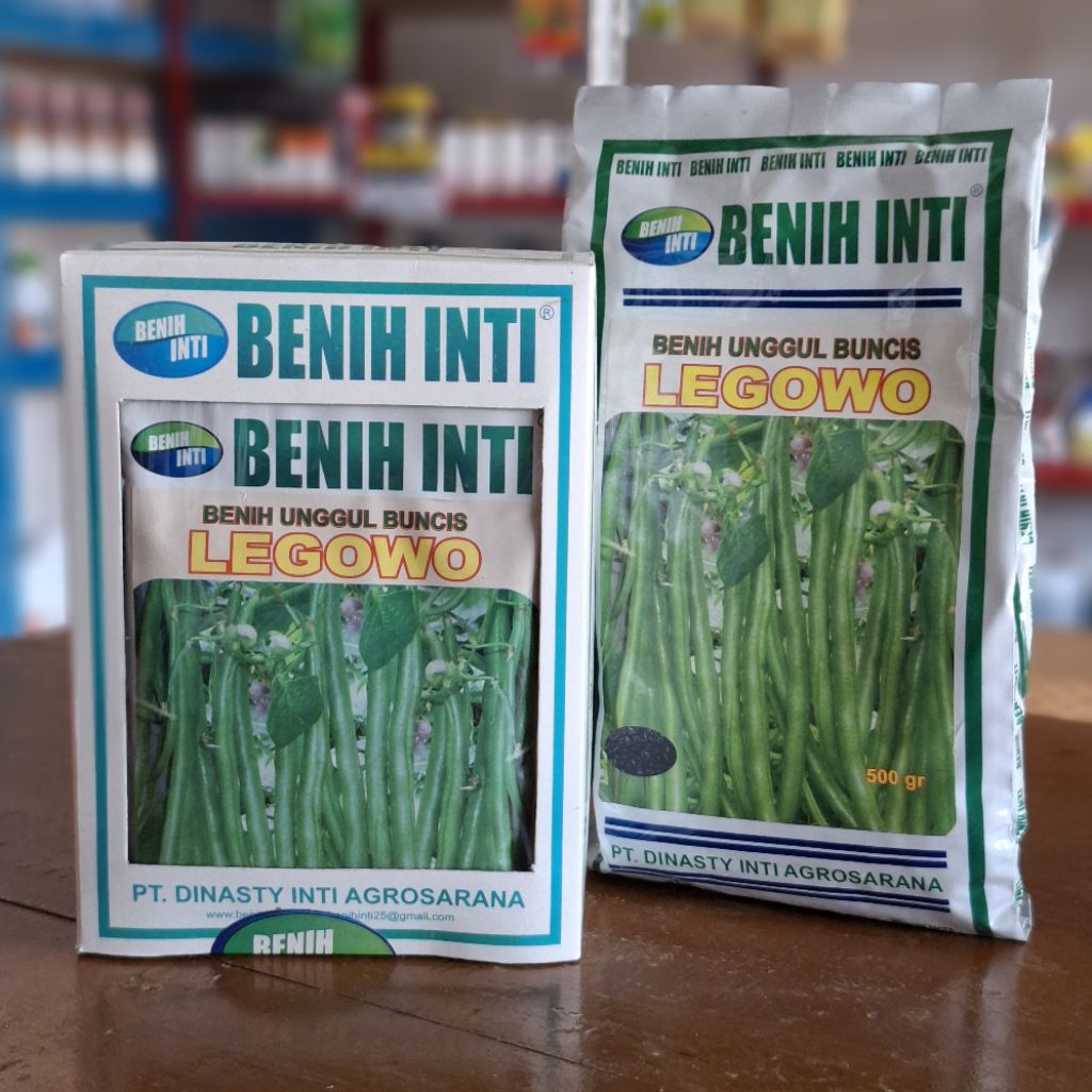 Benih Buncis Legowo 500gr 100gr - Benih Inti