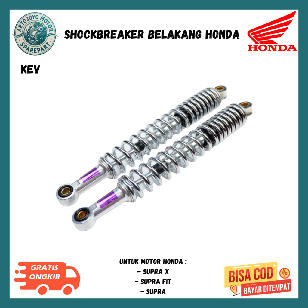 Shockbreaker Belakang Honda Supra X Lama KEV Original