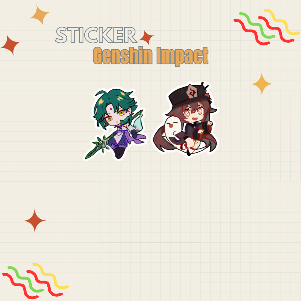 [Fanmerch] Sticker Genshin Impact