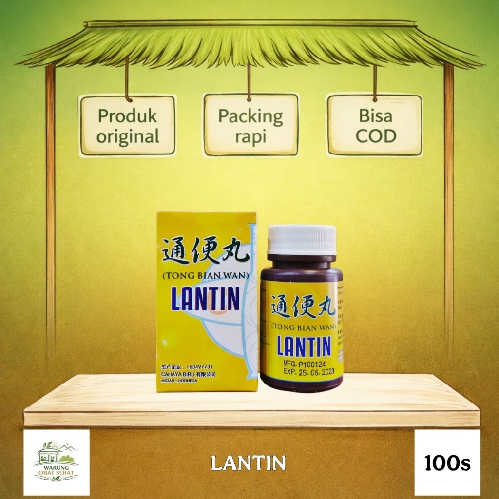 Lantin Tong Bian Wan Obat Herbal China Untuk Melancarkan Buang Air Besar