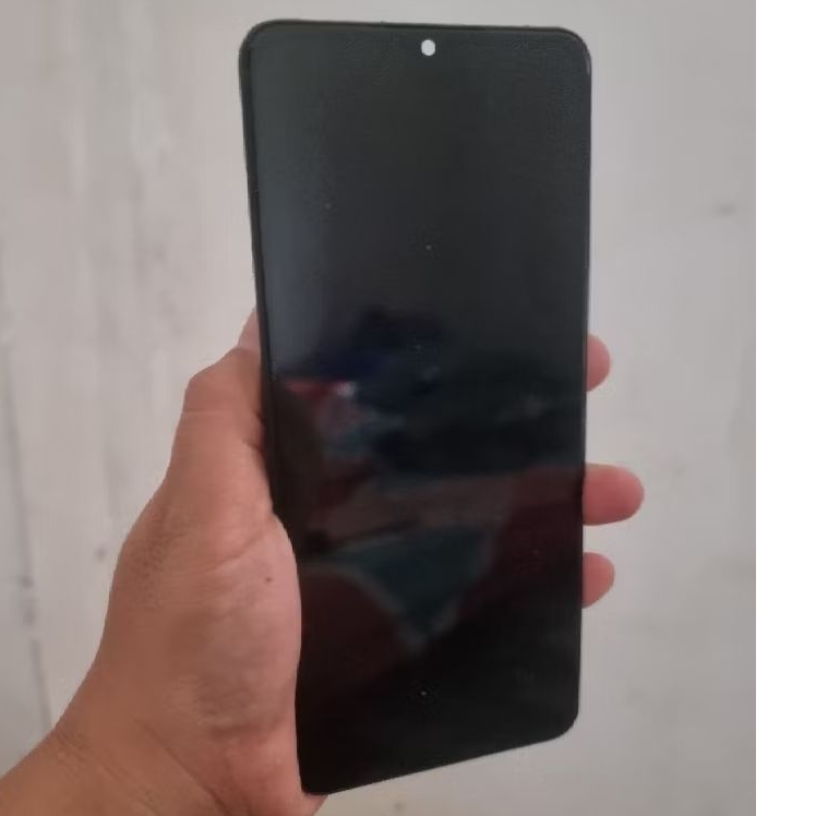 lcd frem dan batrai samsung m12 ori copotan hp mulus garansi normal
