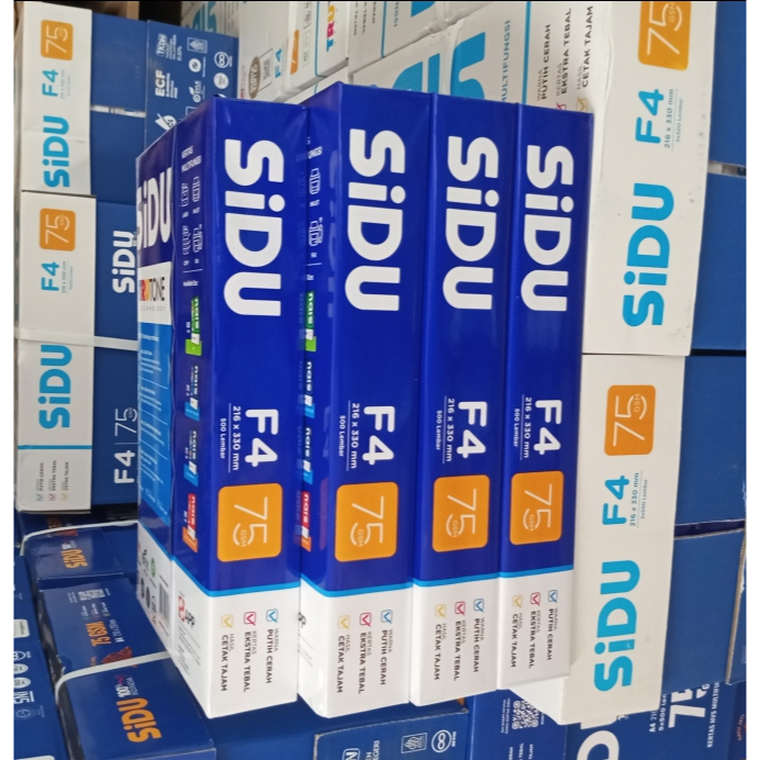 Kertas HVS F4 75 gsm SIDU (1 rim)