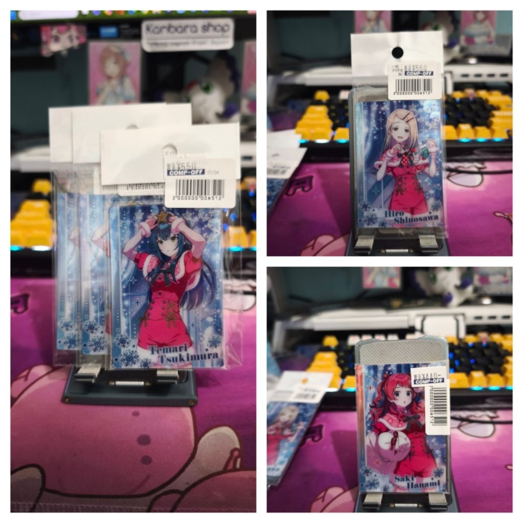 gakuen idolmaster wafer card (Christmas ver)