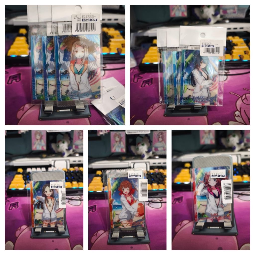 gakuen idolmaster wafer card ( summer ver)