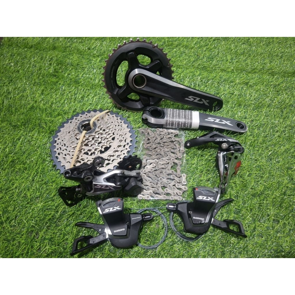 Groupset 2x11 speed shimano SLX M7000 (WAJIB SEPAKET)