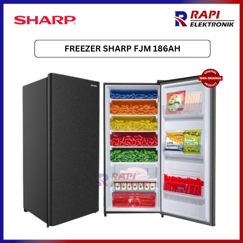 FREEZER SHARP FJM 186AH - FREEZER KULKAS SHARP 6 RAK