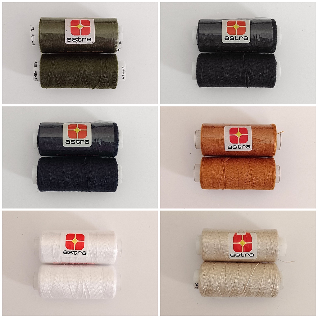 Benang Jeans Astra 200 yards ukuran 24 (harga per 1 biji)