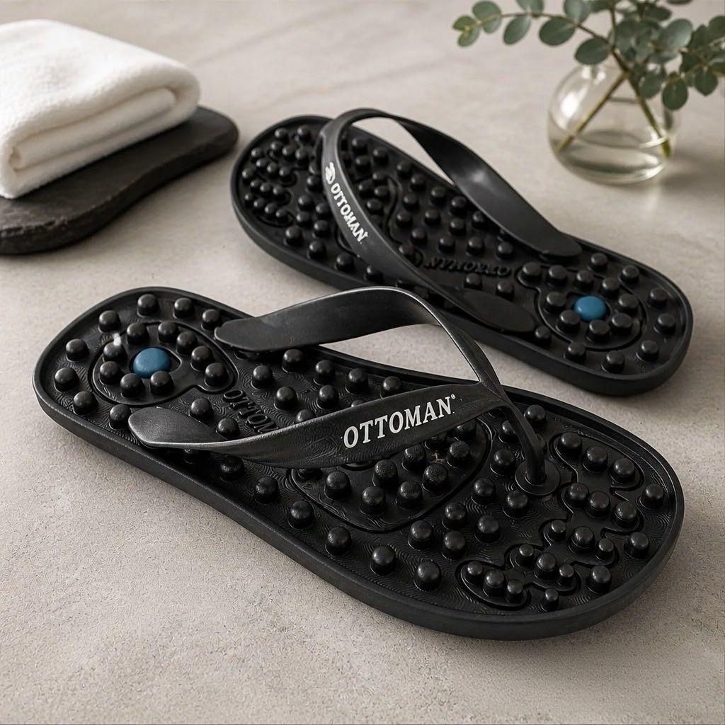 Sandal Rematik Ottoman - Sandal Jepit Rematik Pria / Wanita - Sandal Kesehatan - Sandal Terapi