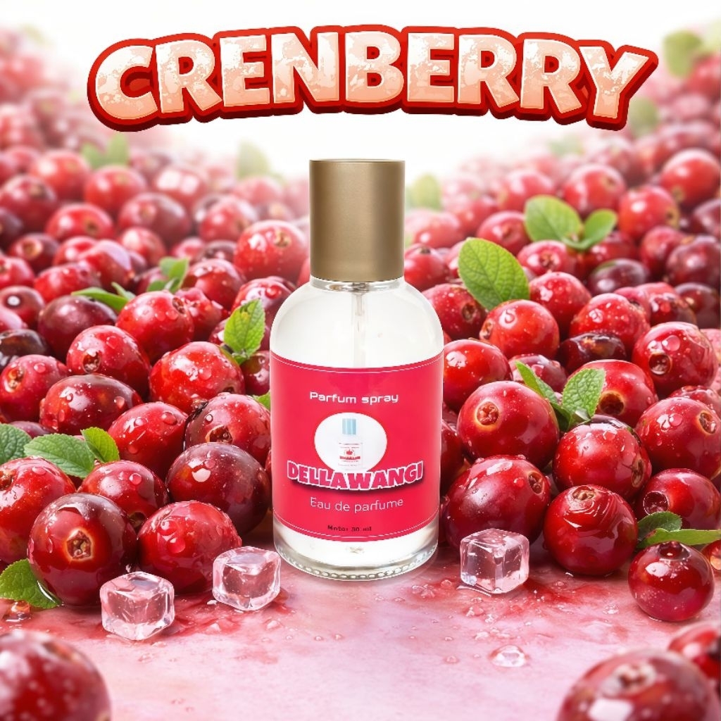 [CRANBERRY] parfum Aroma Buah segar manis fresh fruity 35ml Dellawangistore