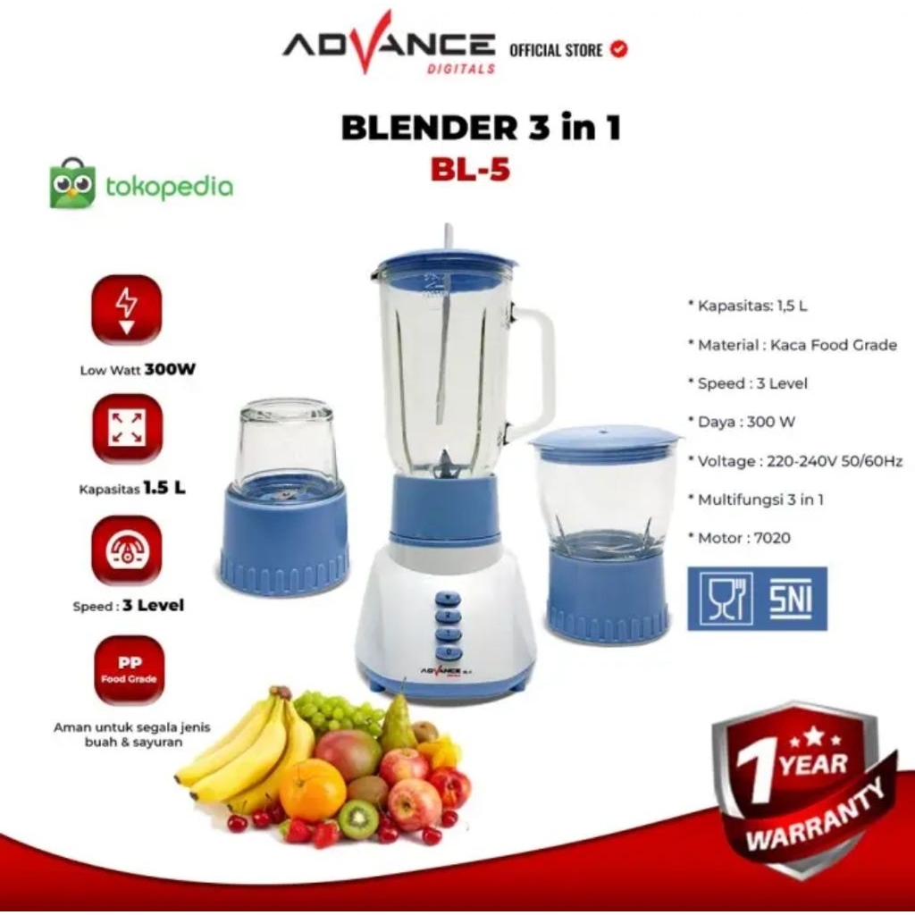 Blender Advance 3 In 1 BL-5