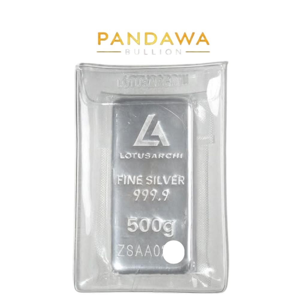 Logam Mulia Perak Lotus Archi 500 Gram