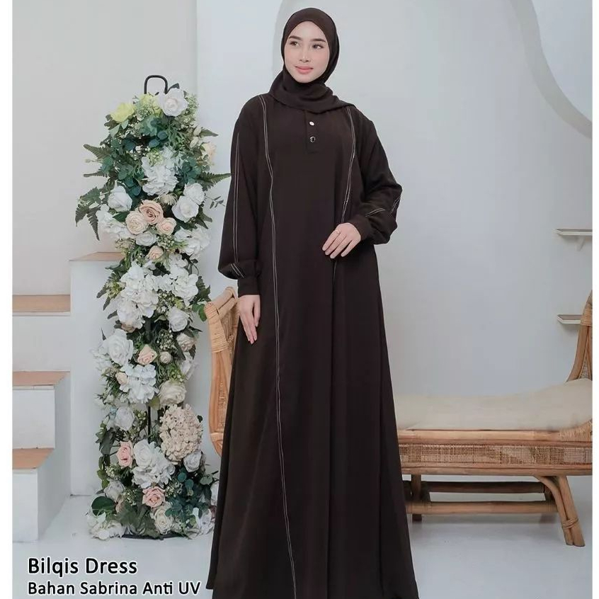 Gamis Syari bilqis Remaja – Set Gamis Hijab anak dan ibu
