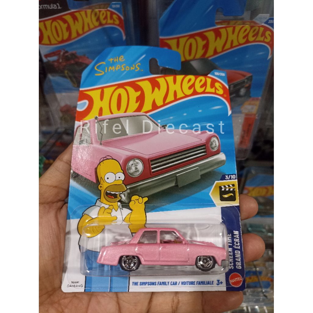 Hot Wheels The Simpsons Family Cars