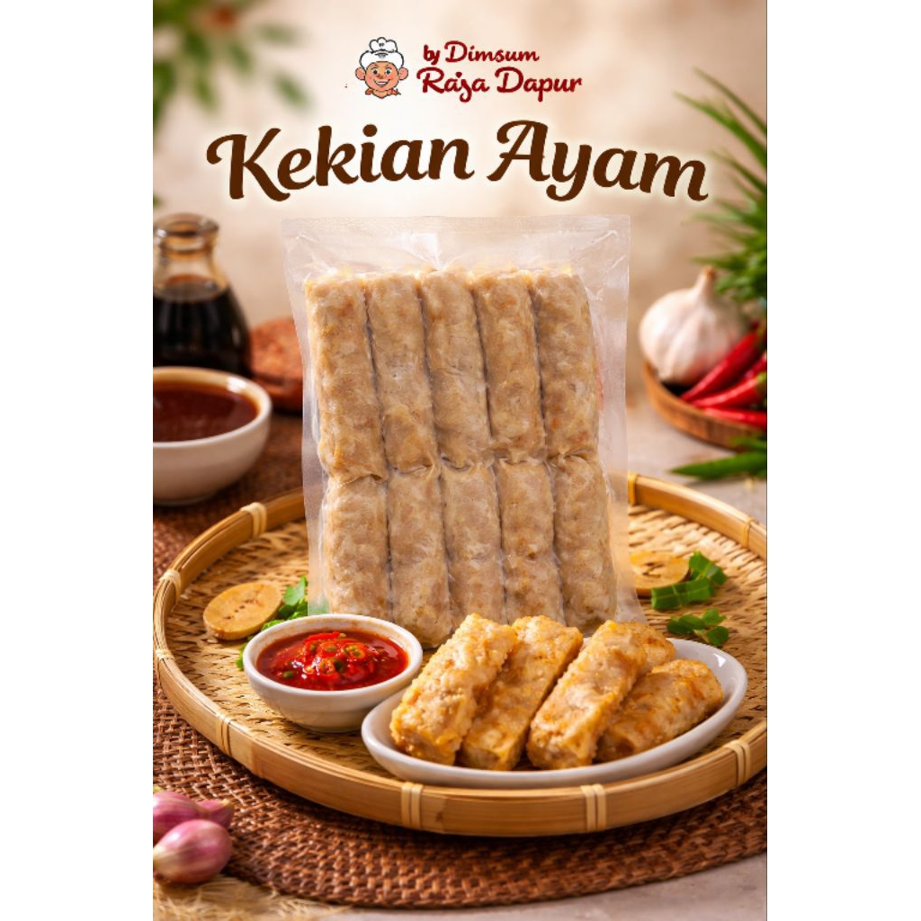 DIMSUM KEKIAN / LUMPIA KULIT TAHU/ ISI 10 PCS/ GLUTEN FREE/ HOMEMADE.
