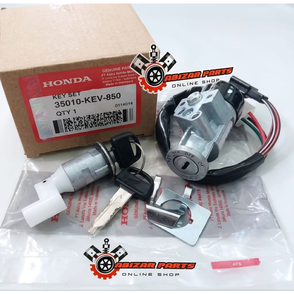 Kunci Kontak Set Honda Supra X Original KEV 35010-KEV-650