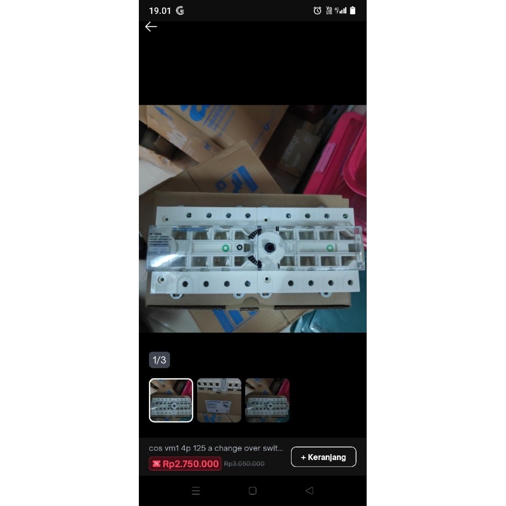 cos SOCOMEC vm1 4p 100a