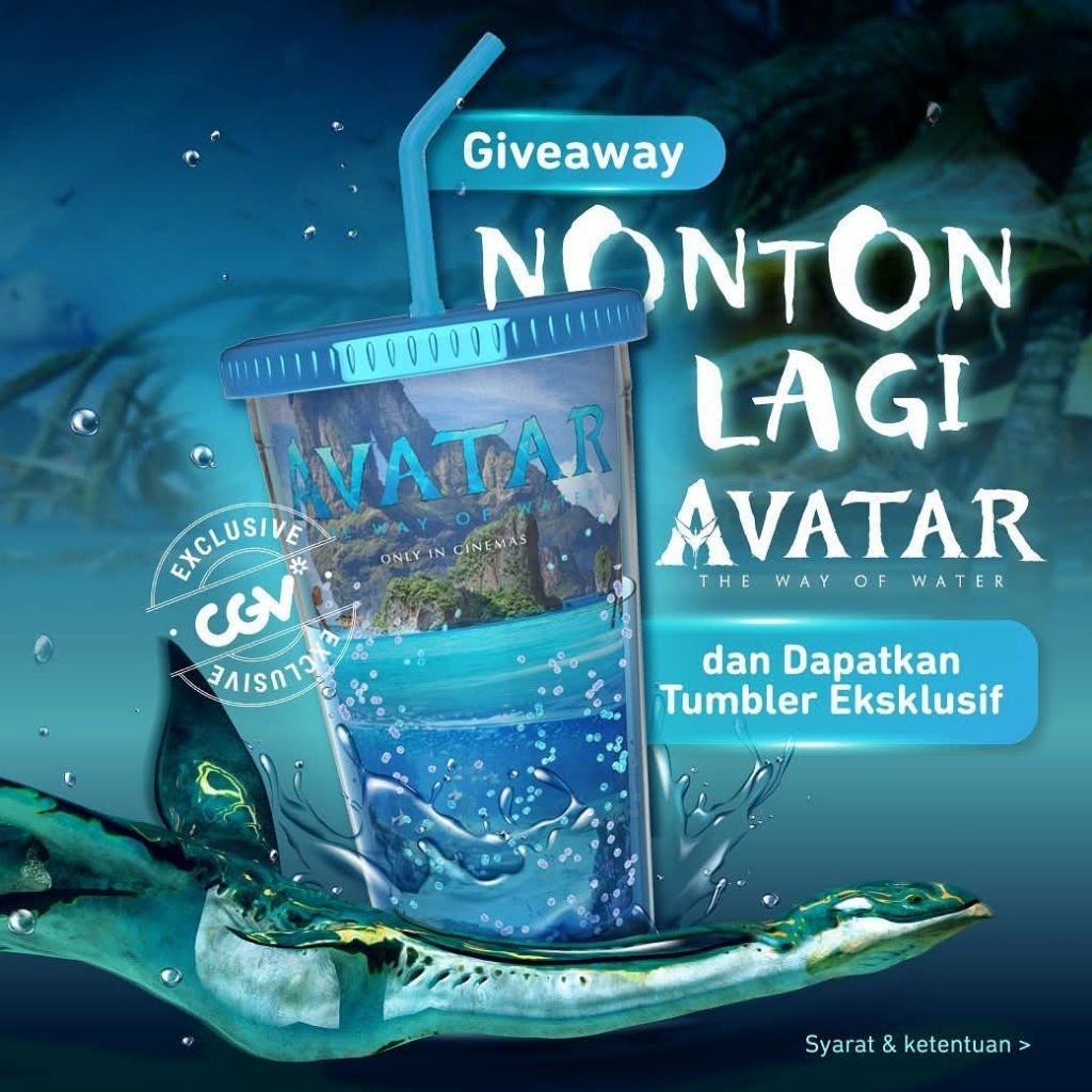 Official Tumbler Avatar: The Way of Water CGV Cinemas