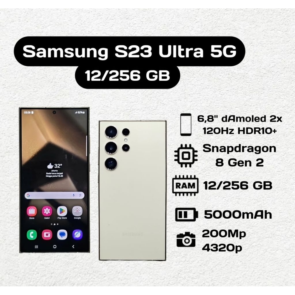 Samsung Galaxy S23 Ultra 5G 12/256 GB Second