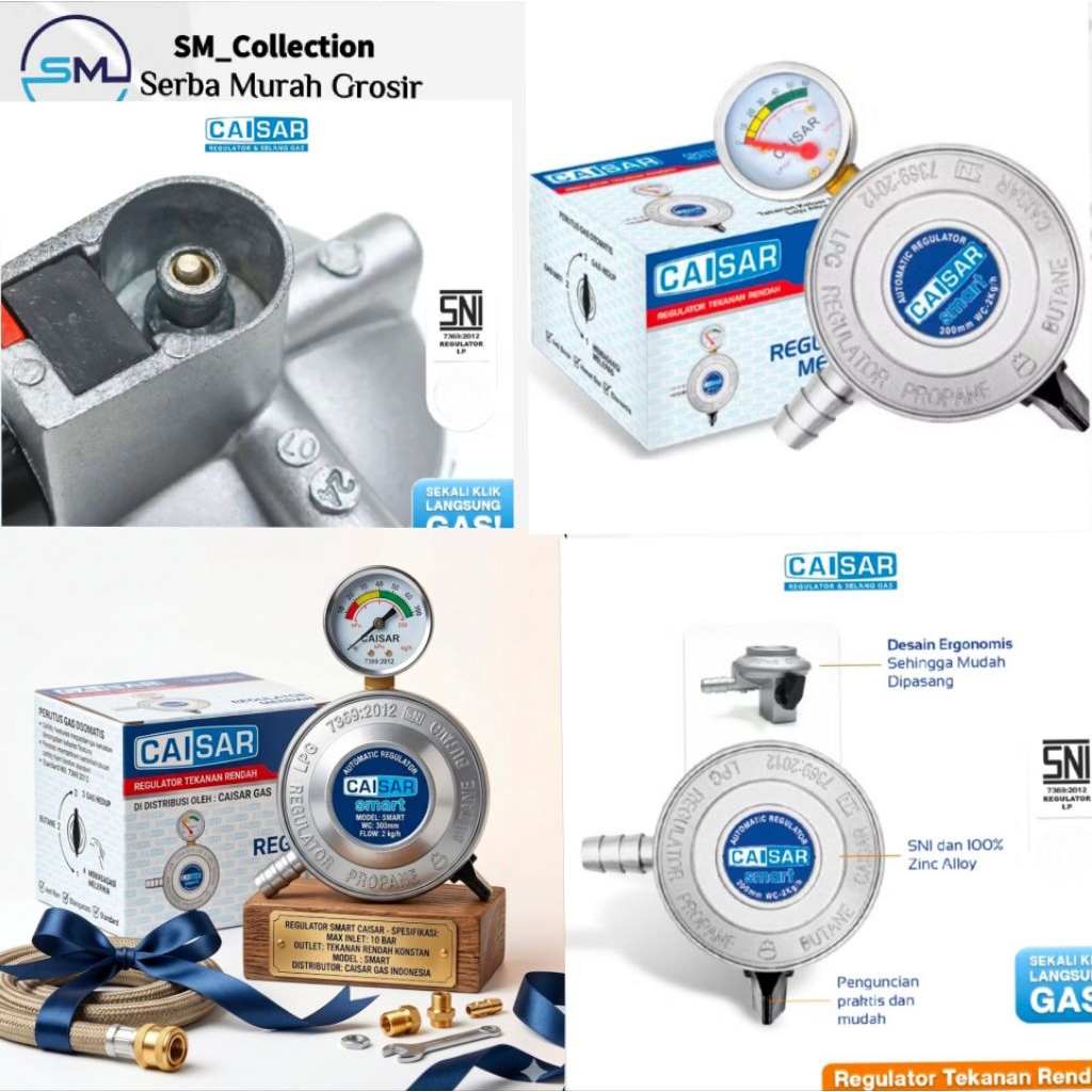 Kepala Gas/Regulator gas LPG/Caisar Regulator Gas/Regulator Caisar Smart Selver