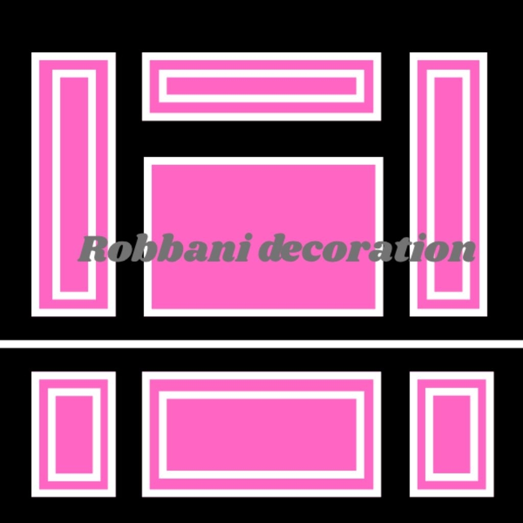 Paket Lengkap Kaca Cermin dan Wall Moulding Tinggal Pasang
