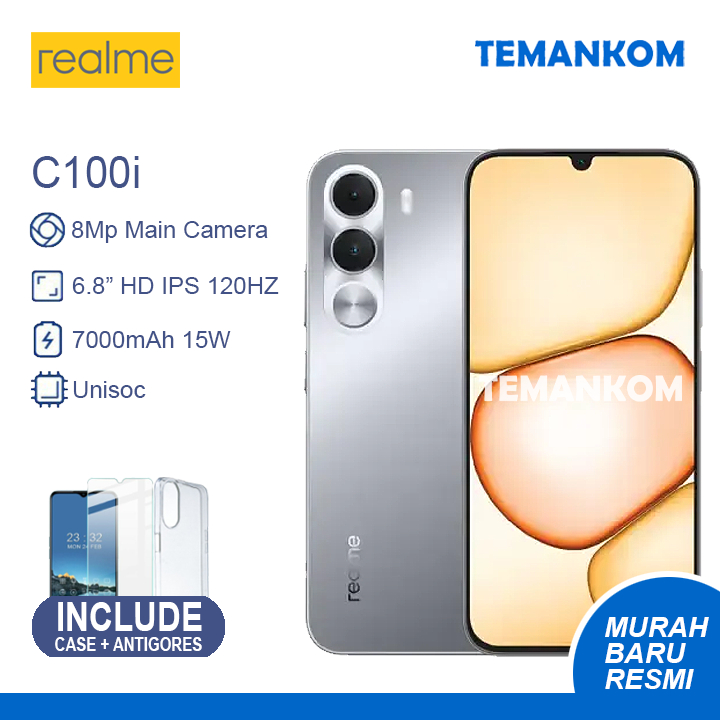 Realme C100i 256GB ram 12GB Total 4/256 4+8 Extend RAM 4GB 256GB C100 i Garansi Resmi