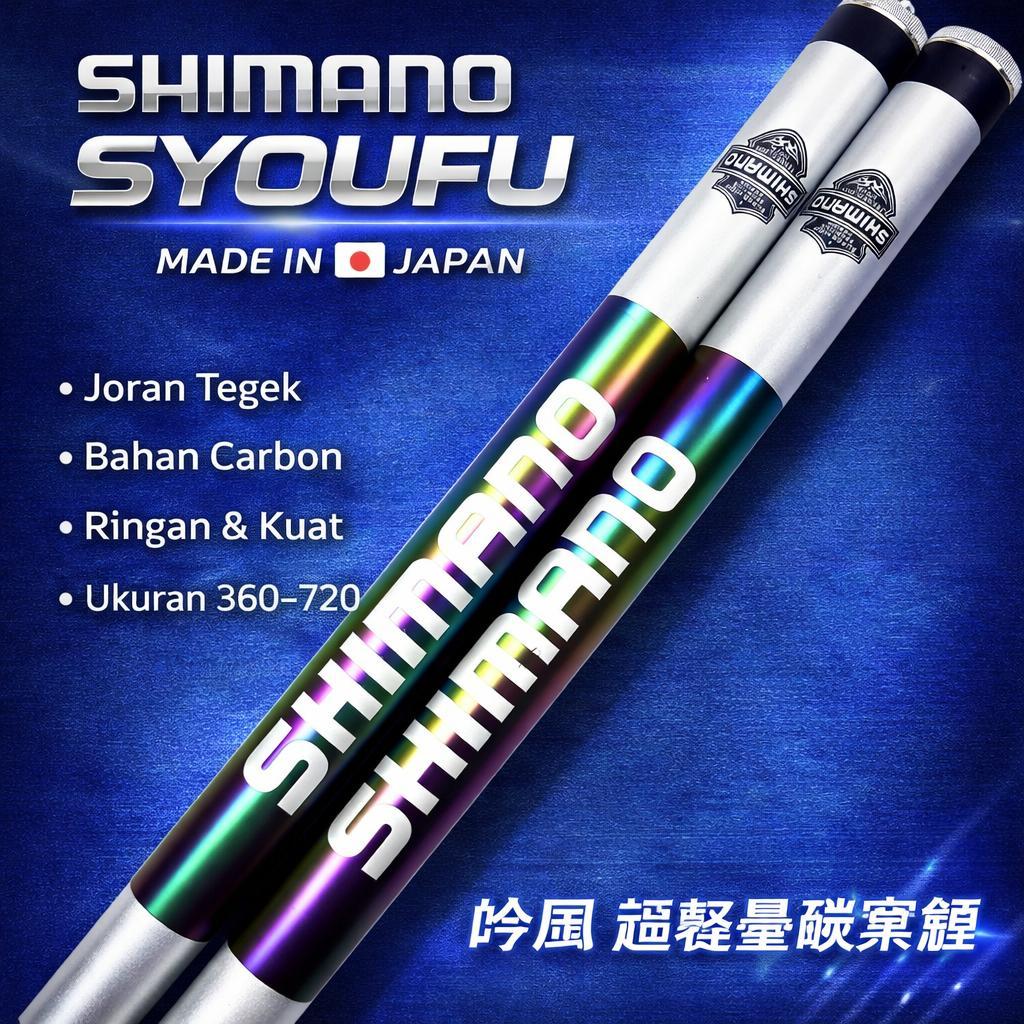 Shimano Syoufu Joran Tegek Ringan Bahan Carbon Berkualitas Tinggi 360-720cm