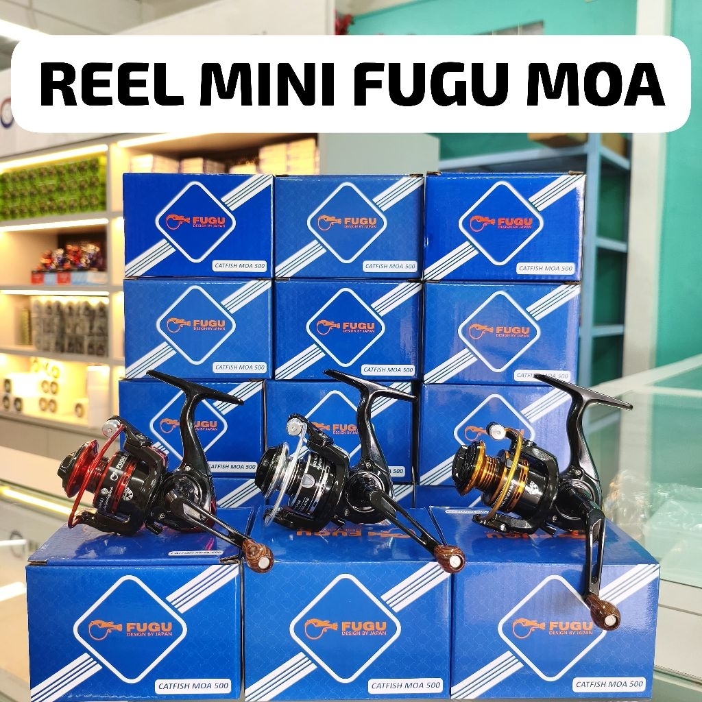 REEL MINI FUGU MOA 500 CATFISH – SPINNING REEL KECIL KUAT HALUS