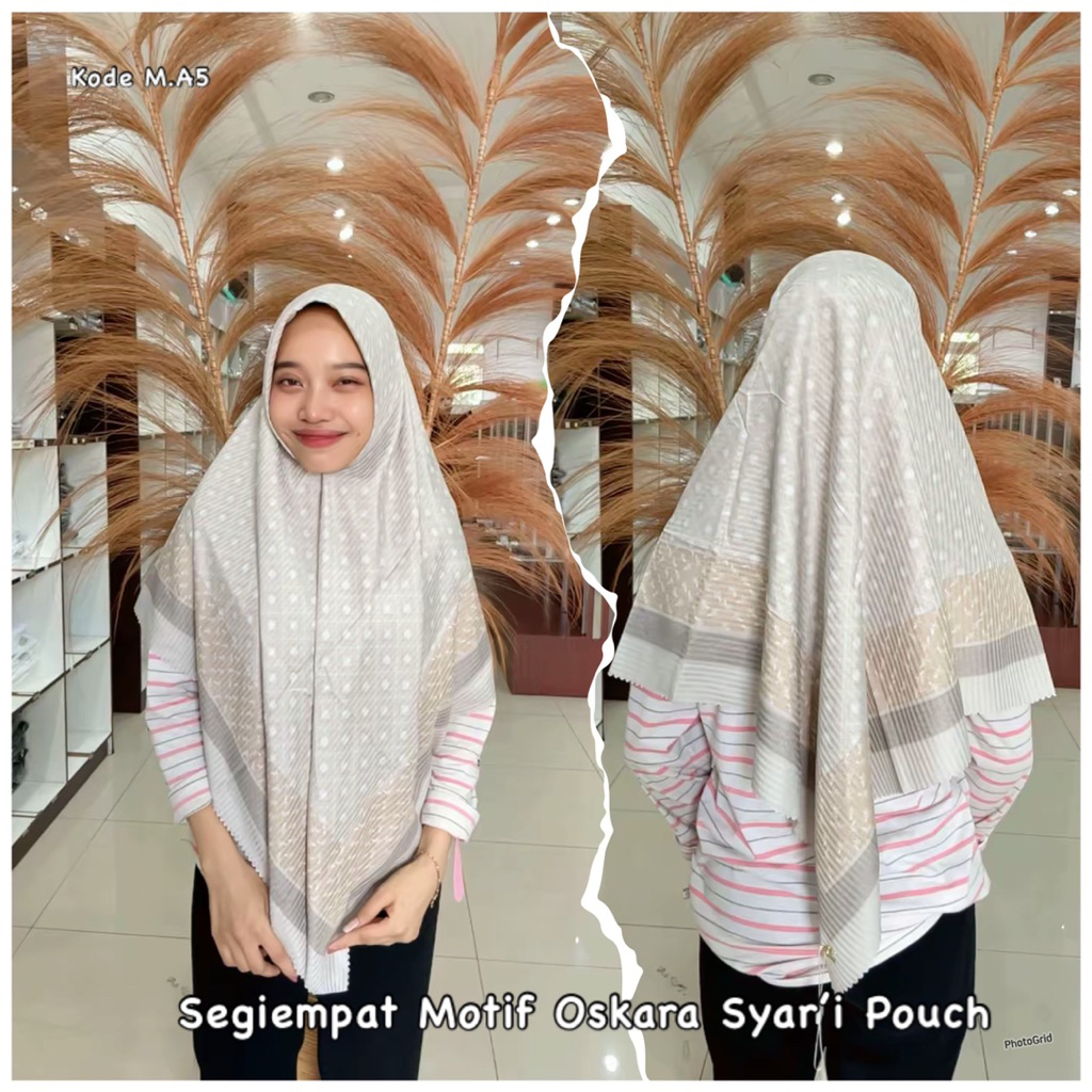 Segiempat Motif Oskara Syar’i Pouch MA (5-8)
