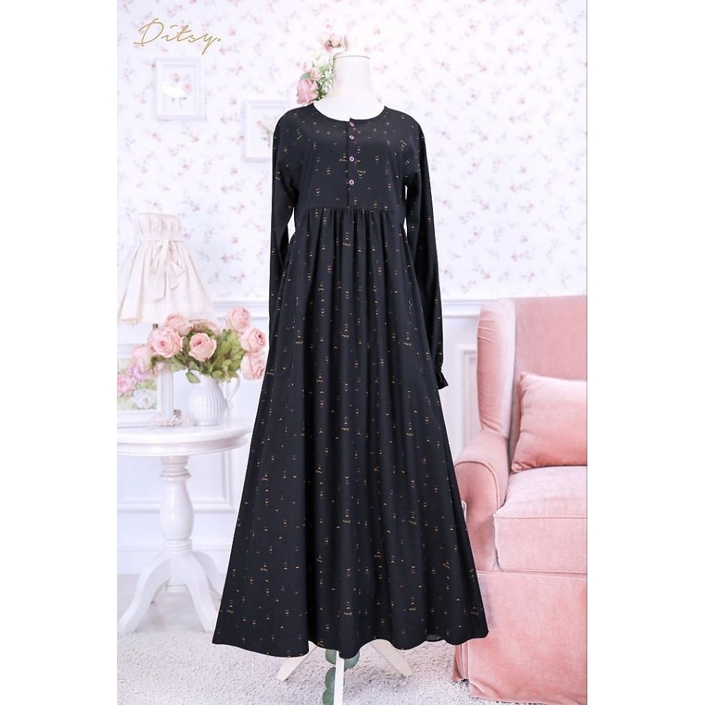 DITSY MEI 2026 DARLENE RAVEN BLACK L XL XXL Jumbo DARLENE NIGHT BLUE S M L XL NIGHTGOWN
