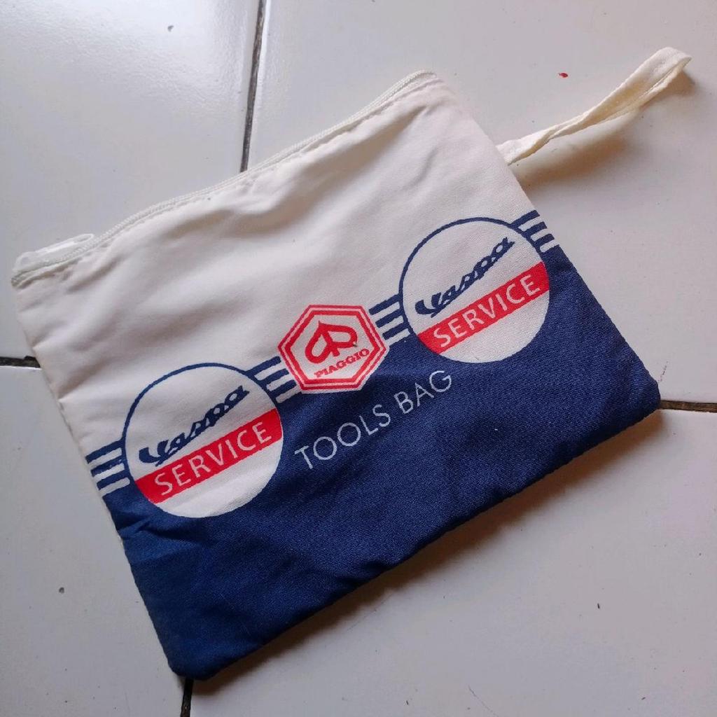 Tas Vespa Perlengkapam Kunci kunci busi ToolBag Tool Bag Tollkit Vespa Super Px Excel Ps