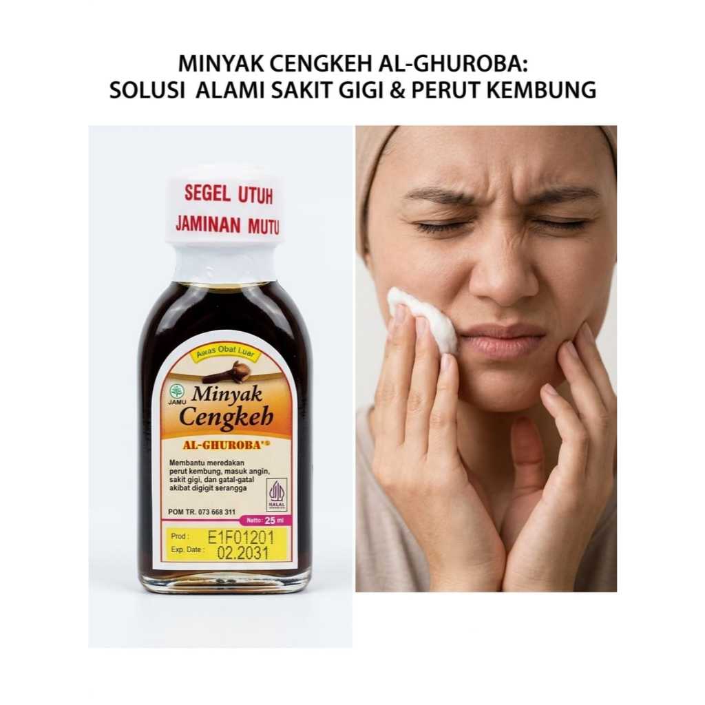 COD MINYAK CENGKEH MURNI ASLI GOSOK OLES UNTUK GIGI SAKIT PERUT KEMBUNG PIJAT PINGGANG, PUNGGUNG,SEN