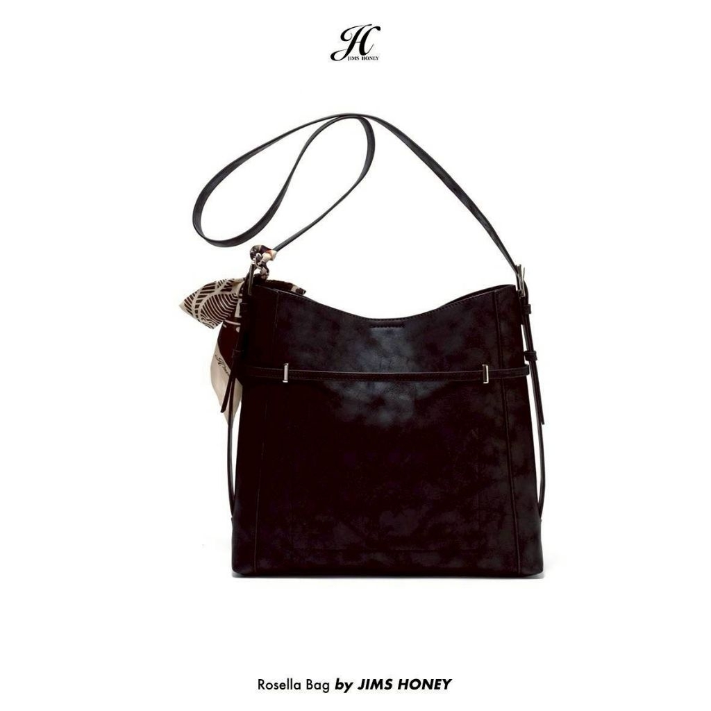 Jims Honey - Tas Besar Rosela Bag - Tas Selempang Wanita Tas Kerja - Tas Kulit