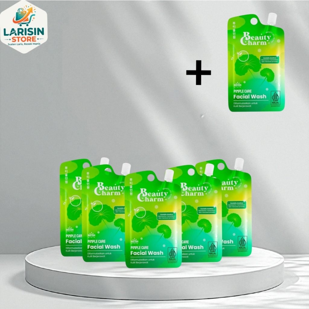 ​[PROMO] Beauty Charm Pimple Care Facial Wash 25 Gram - Buy 5 Get 1 Free - Acne Care