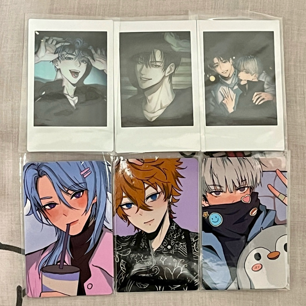 Fanmerch JJK Jujutsu Kaisen - Polaroid Sinran Gojo, Toji, Ottoge | Pc 6baji Genshin Impact Ayato, Ch