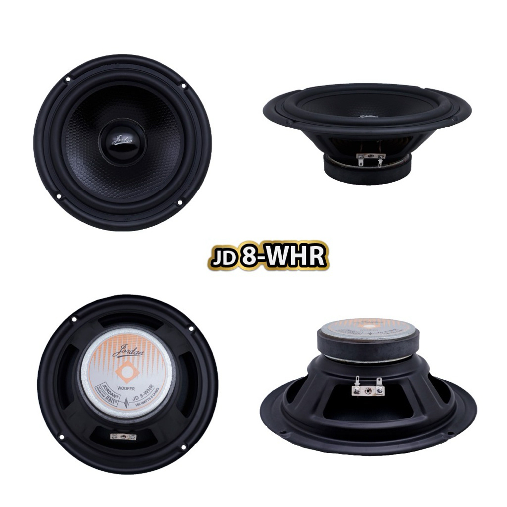 Audax speaker pasif 8" Jordan JD-8 WHR Woofer 8 inch 150watt