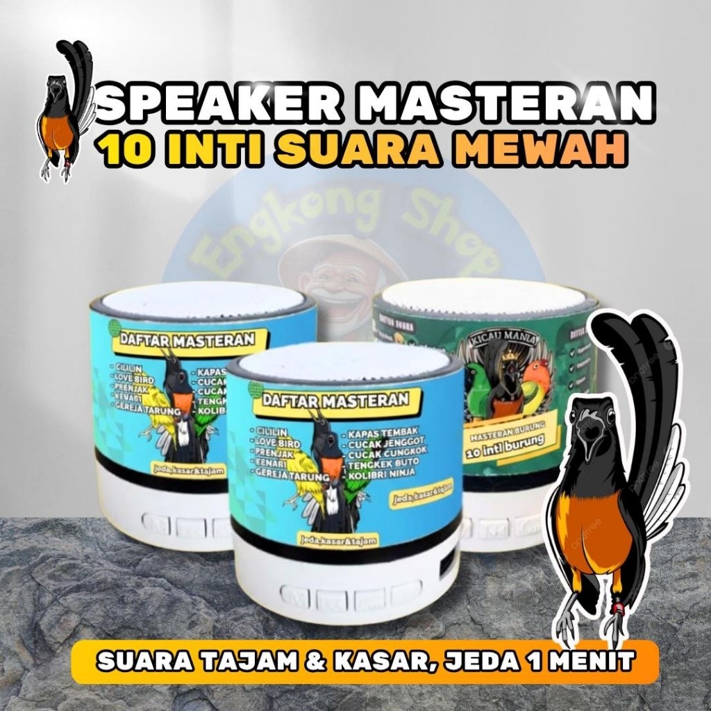 SPEAKER MP3 MASTERAN BURUNG 10 INTI TERMURAH