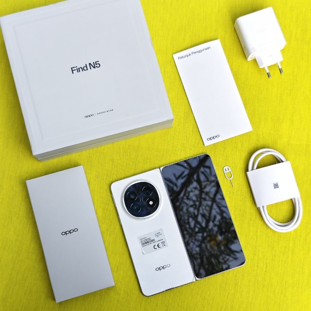 OPPO FIND N5 5G 16/512GB RESMI INDONESIA - Second Original - Garansi 2026 -