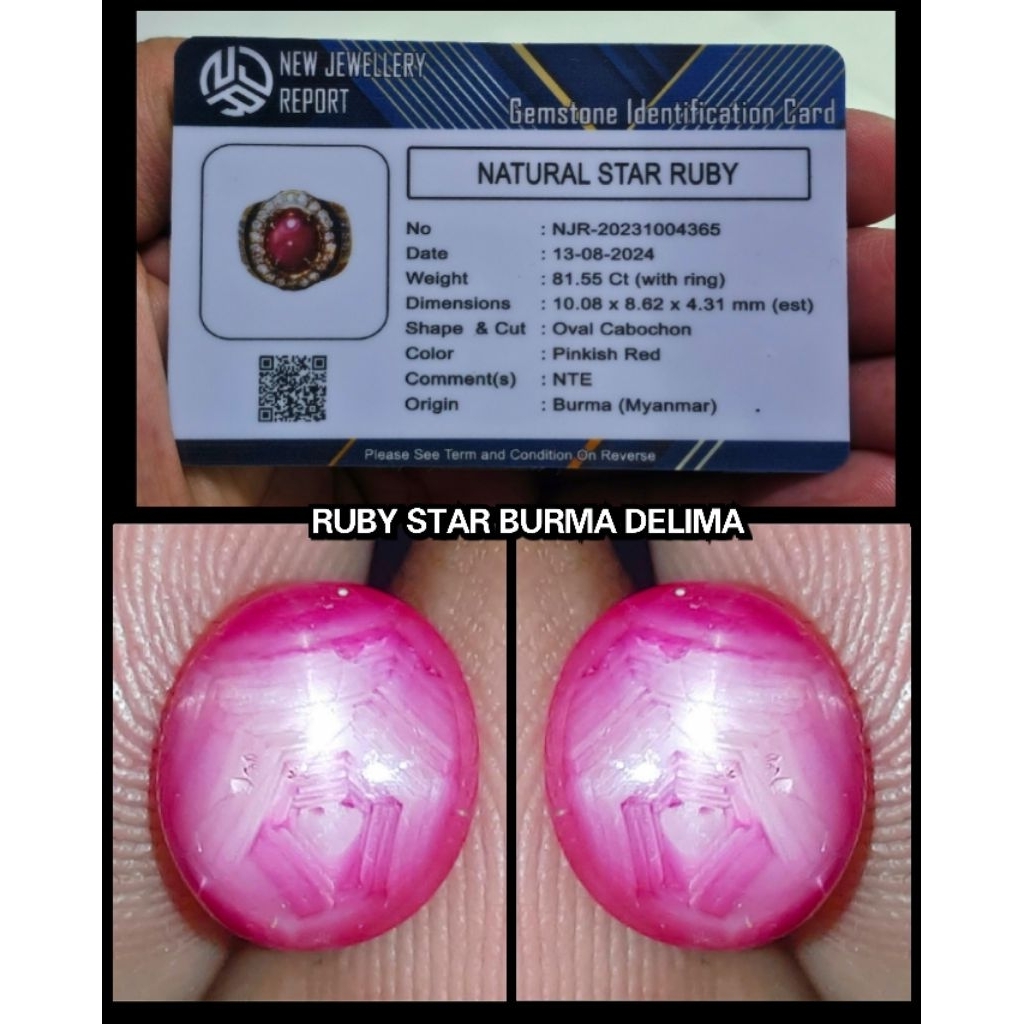 ruby belang asli burma myanmar star HQ ktistal