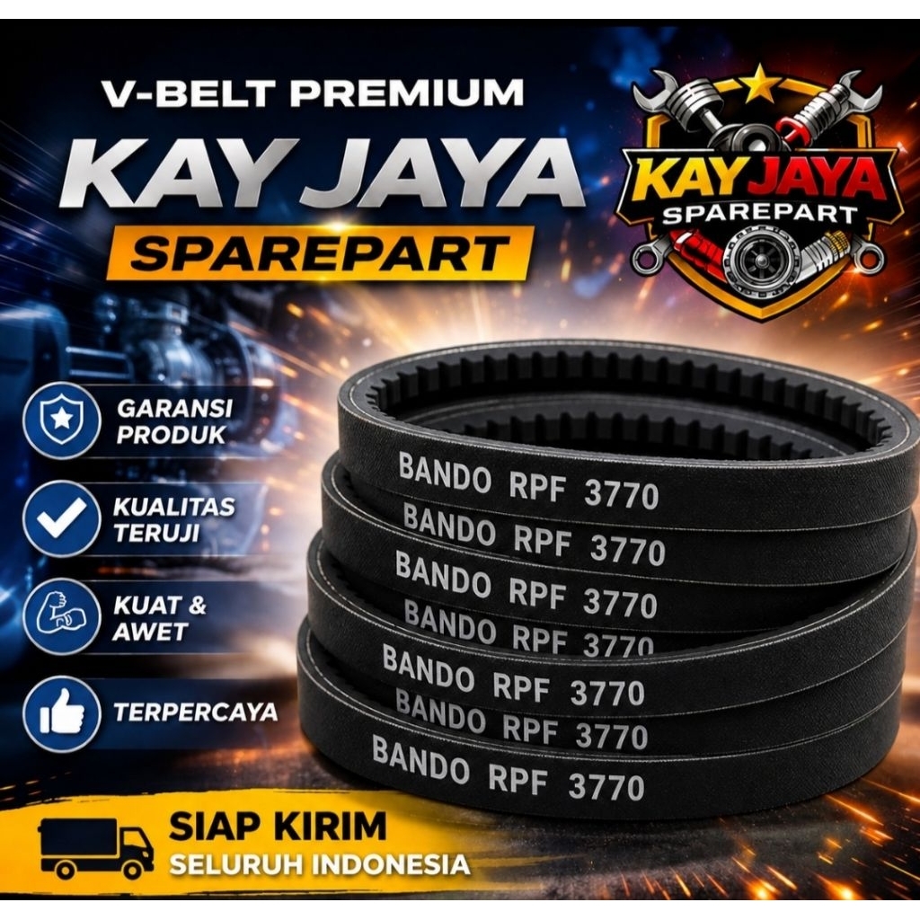 Vanbelt Tali kipas seri RPF A 3510 , 3520 , 3530 , 3540 , 3550 , 3560 , 3570 , 3580 , 3590 , 3600 Me